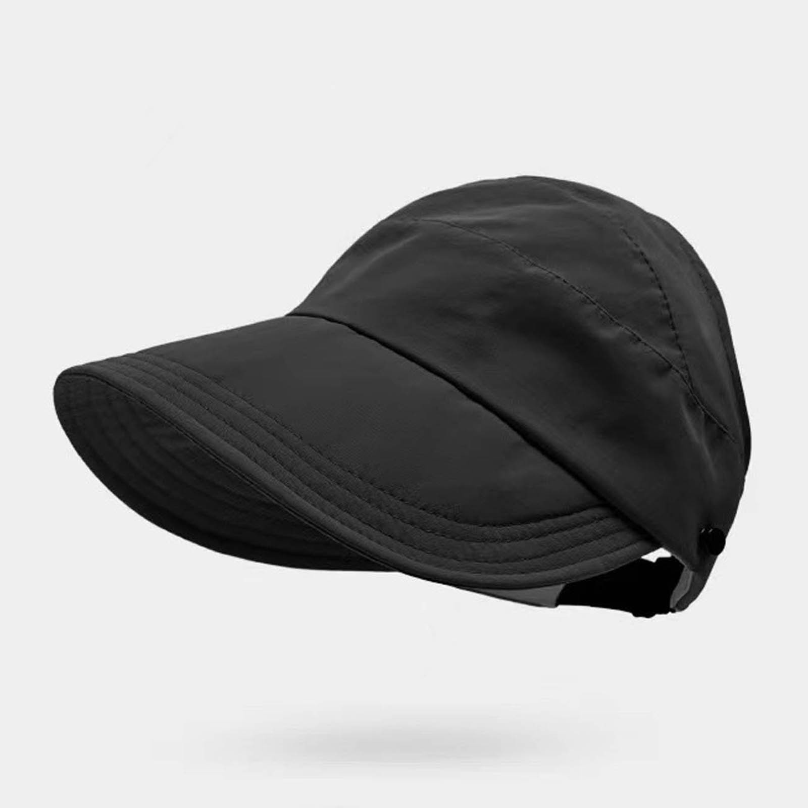 thumbnail image 4 of Sombrero de sol con lazo para mujer - Diseño sin copa, poliéster, protección UV, talla única (56-59 cm), 4 of 5